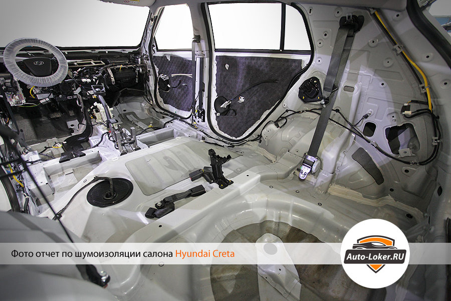  Шумоизоляция Hyundai Creta