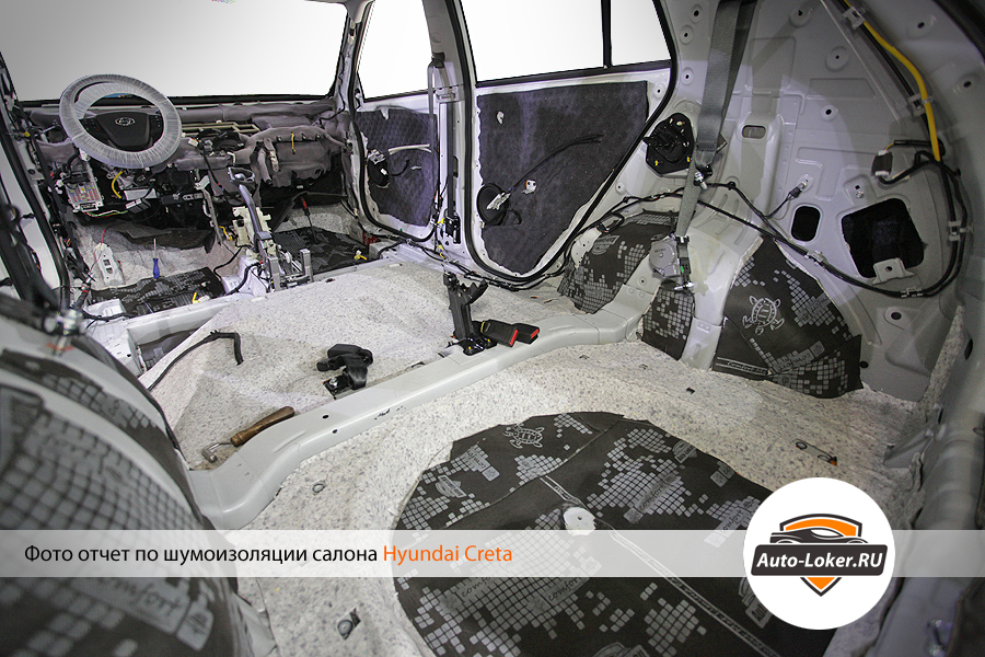  Шумоизоляция Hyundai Creta