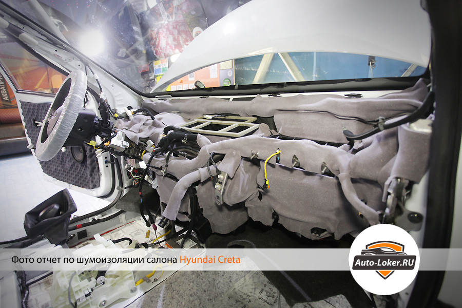  Шумоизоляция Hyundai Creta