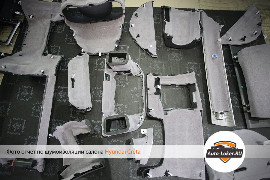  Шумоизоляция Hyundai Creta