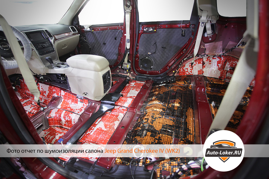 Фото отчет по шумоизоляции Jeep Grand Cherokee (Джип Гранд Чероки) за 1 ...