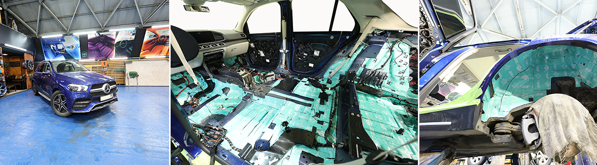 Шумоизоляция MB GLE (W167)