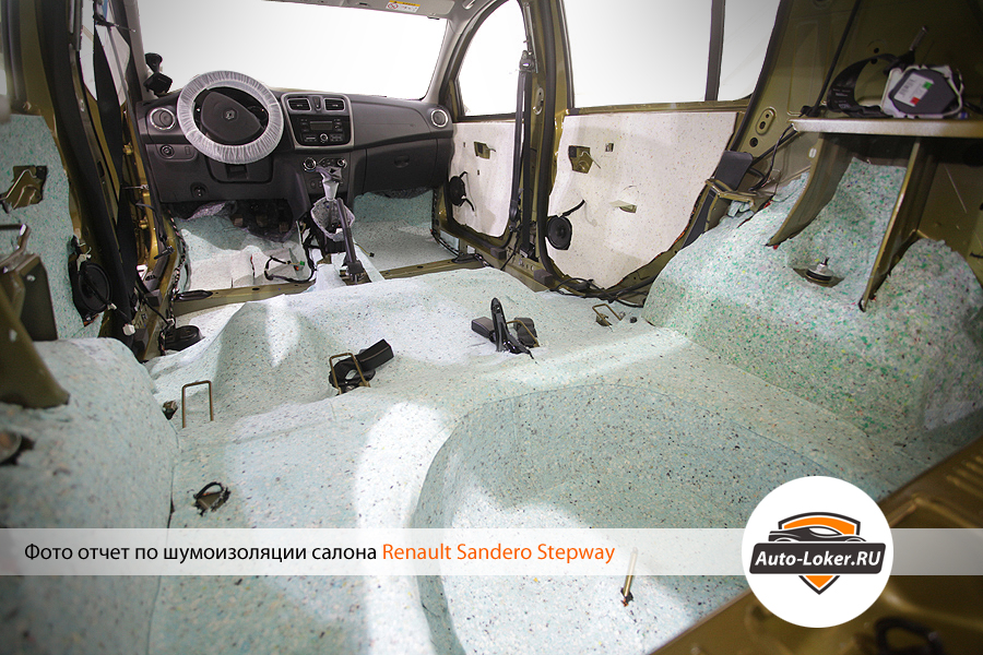 Шумоизоляция Renault Sandero