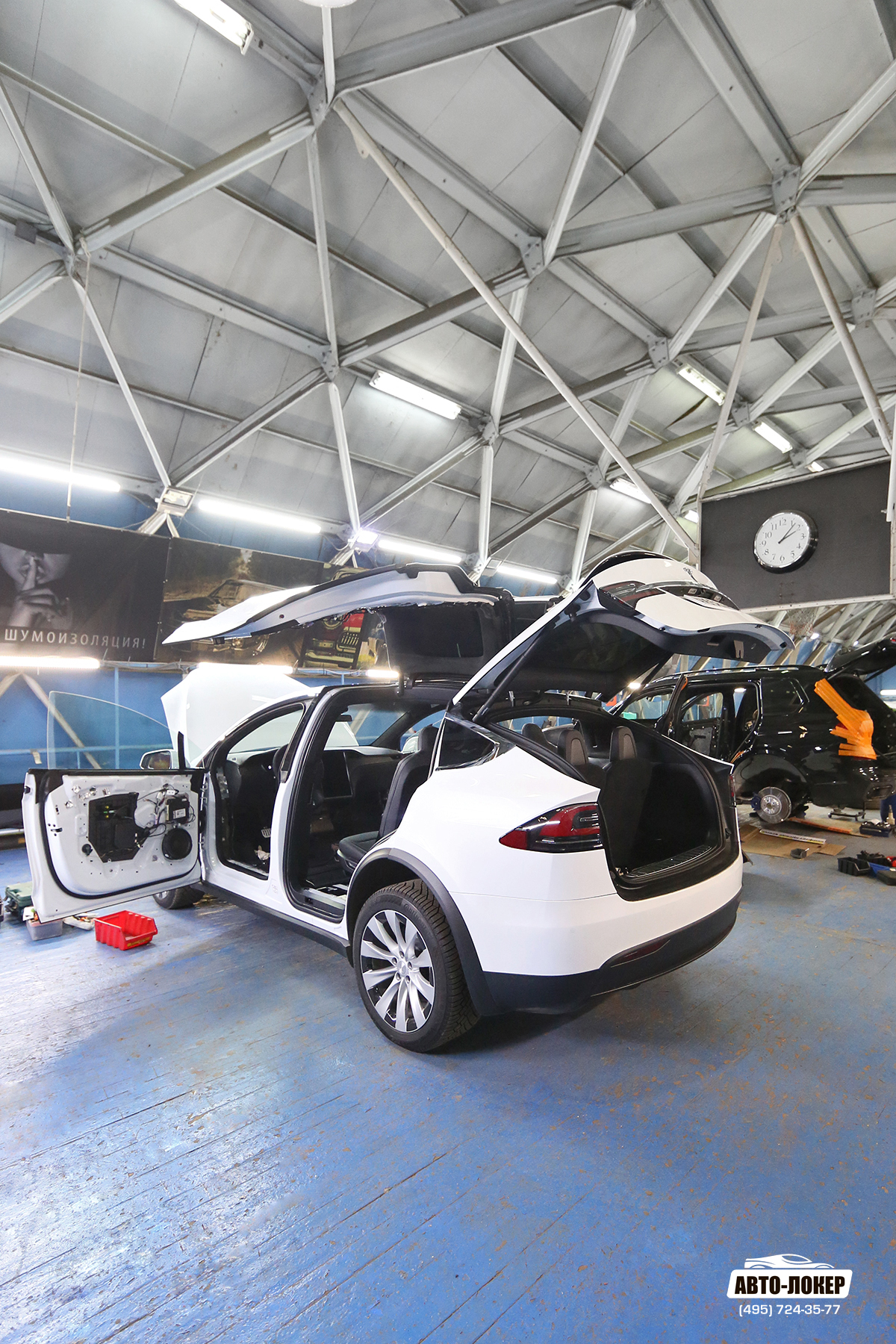 Шумоизоляция Tesla Model X