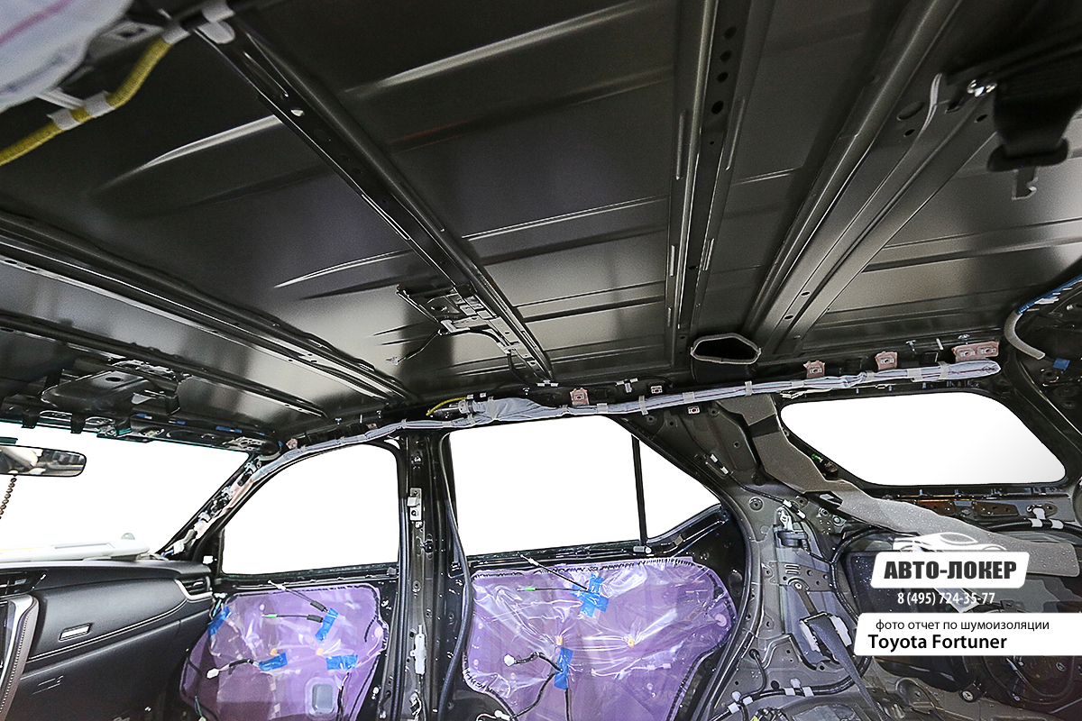Шумоизоляция Toyota Fortuner