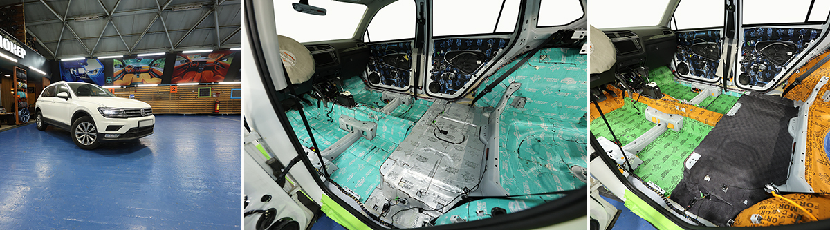 Шумоизоляция Volkswagen Tiguan II