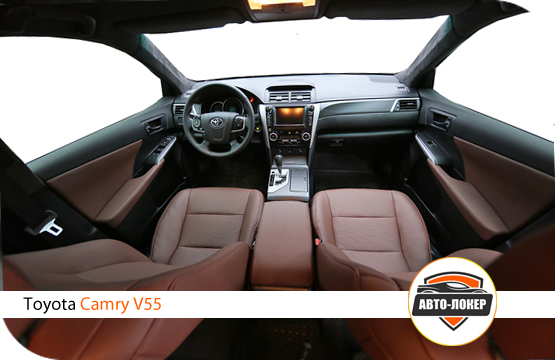 Перетяжка кожей Toyota Camry V50/ V55