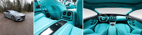 MB S-coupe: Перетяжка и антихром салона