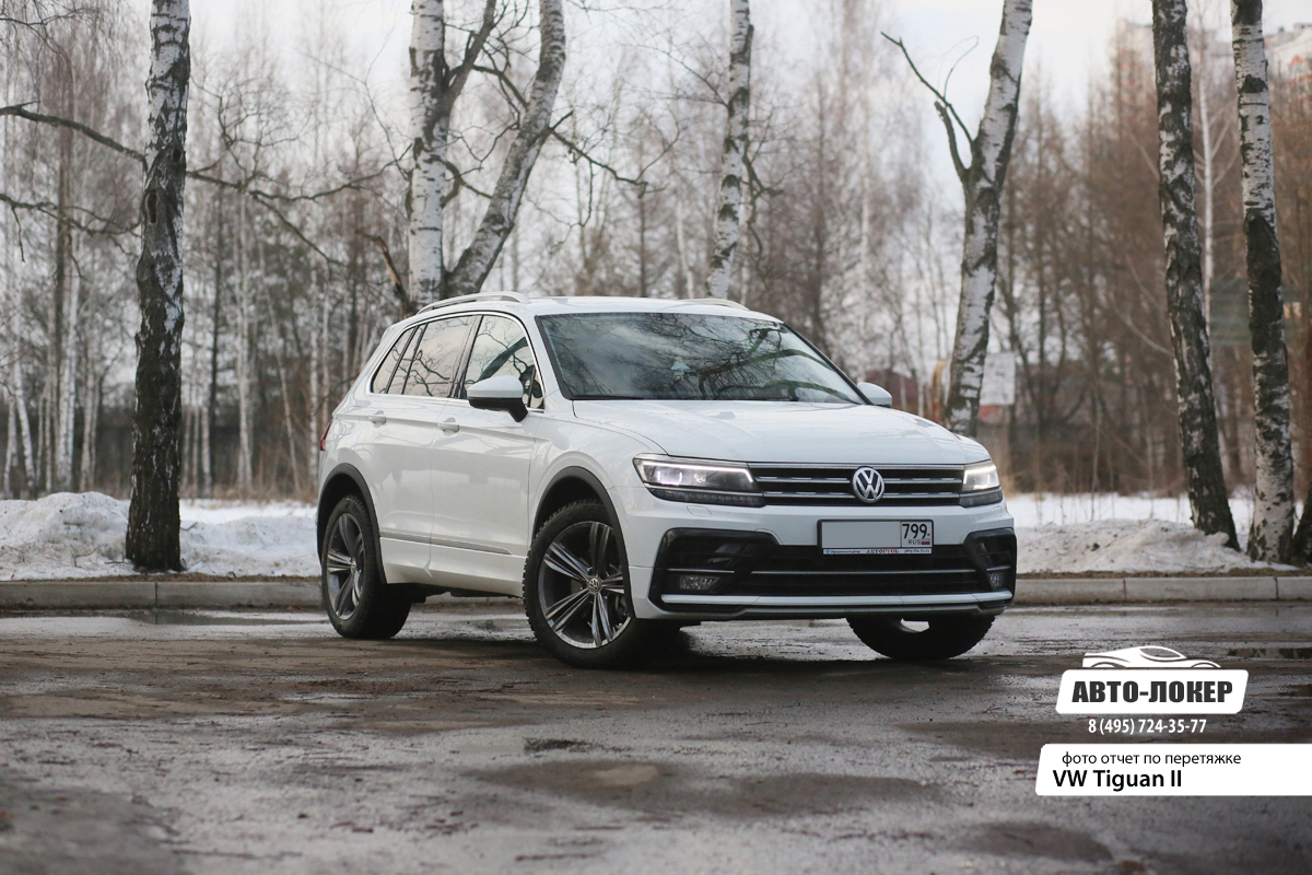 Перетяжка кожей VW Tiguan 2