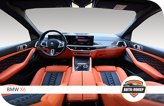 Перетяжка кожей салона BMW X6 (G06)