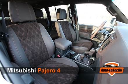 Перетяжка кожей Mitsubishi Pajero 4