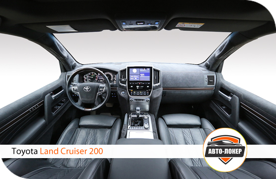 Перетяжка Land Cruiser 200 Алькантарой