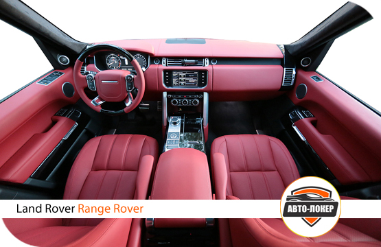 Перетяжка Range Rover 4 кожей