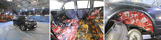 Шумоизоляция Honda Pilot III