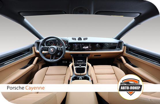 Перетяжка салона кожей Porsche Cayenne