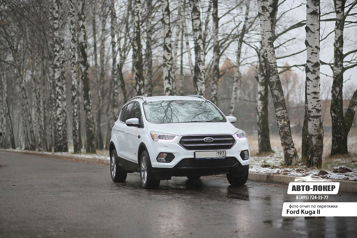 Перетяжка кожей Ford Kuga II