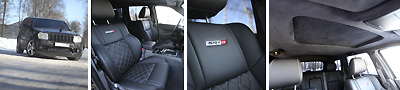 Перетяжка салона и потолка Grand Cherokee SRT-8