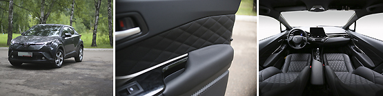 Перетяжка кожей Toyota C-HR