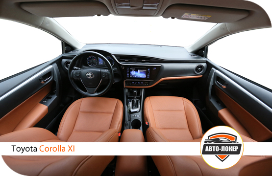 Перетяжка салона кожей Toyota Corolla