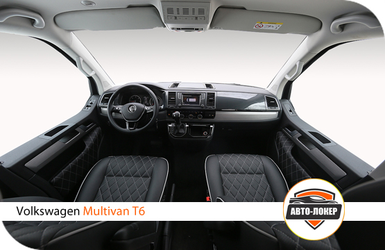 Перетяжка салона кожей Volkswagen Multivan T6