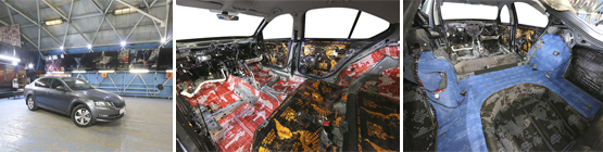 UPD: Шумоизоляция Skoda Octavia 3