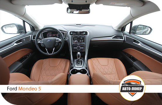 Перетяжка салона Ford Mondeo 5 кожей