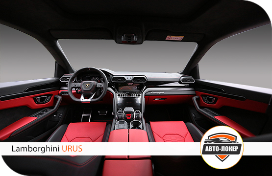 Перетяжка салона Lamborghini Urus кожей Nappa