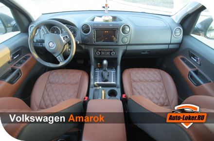 Перетяжка салона Volkswagen Amarok