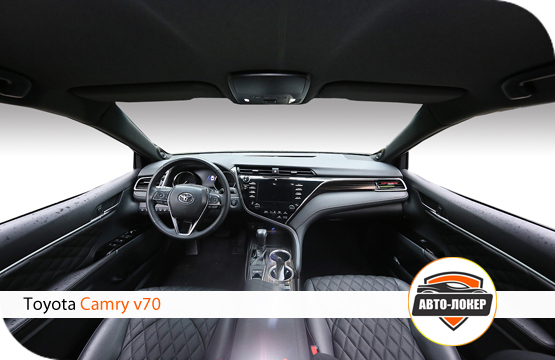 Перетяжка салона и черного потолка Camry v70