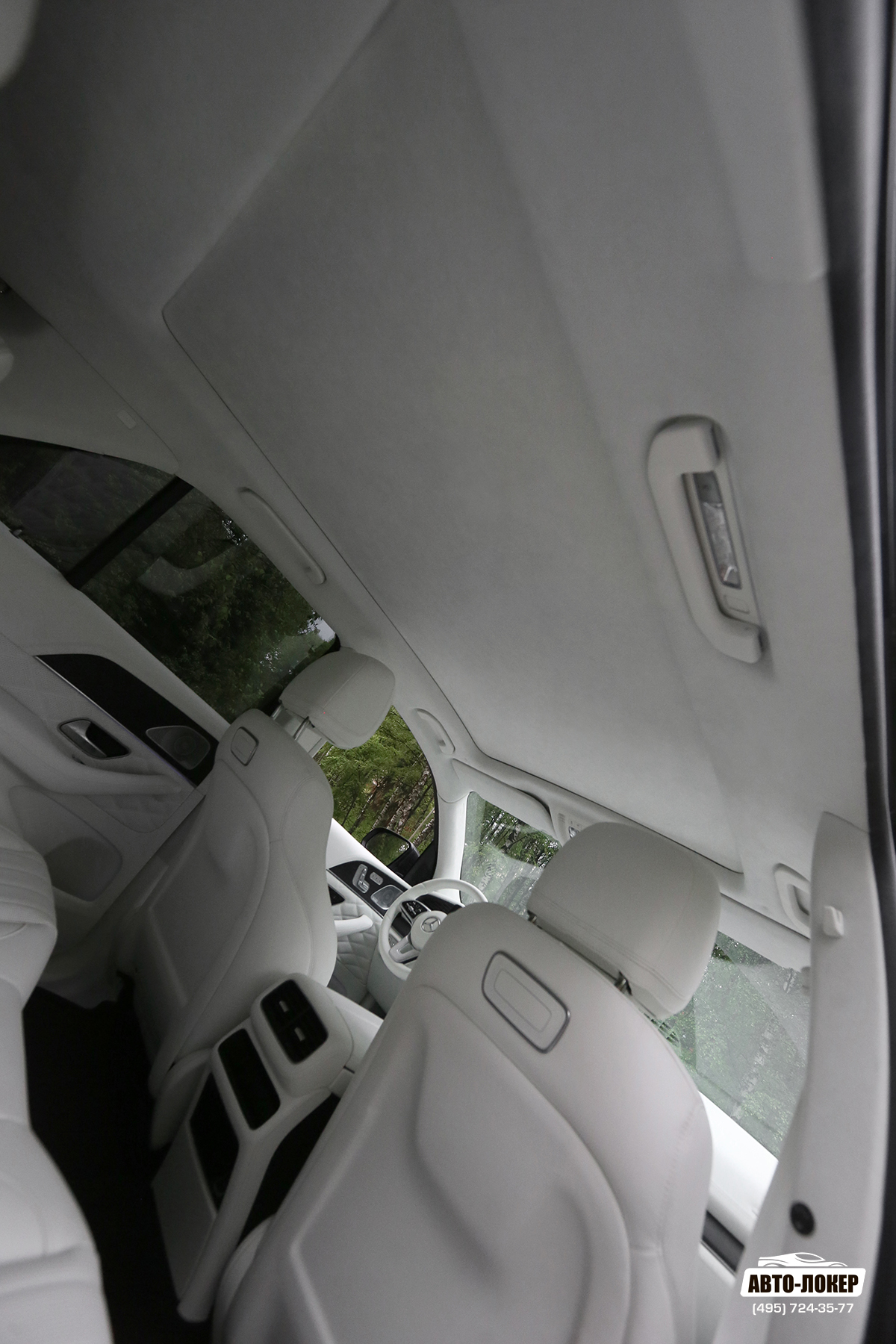 Перетяжка салона кожей и алькантарой Mercedes GLE W167