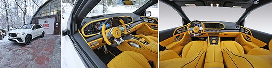 GLE 63s AMG на желтом