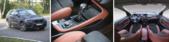 Перетяжка кожей BMW X1
