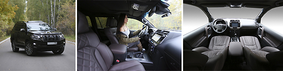 Полная перетяжка кожей Prado 150 (2019 г.)