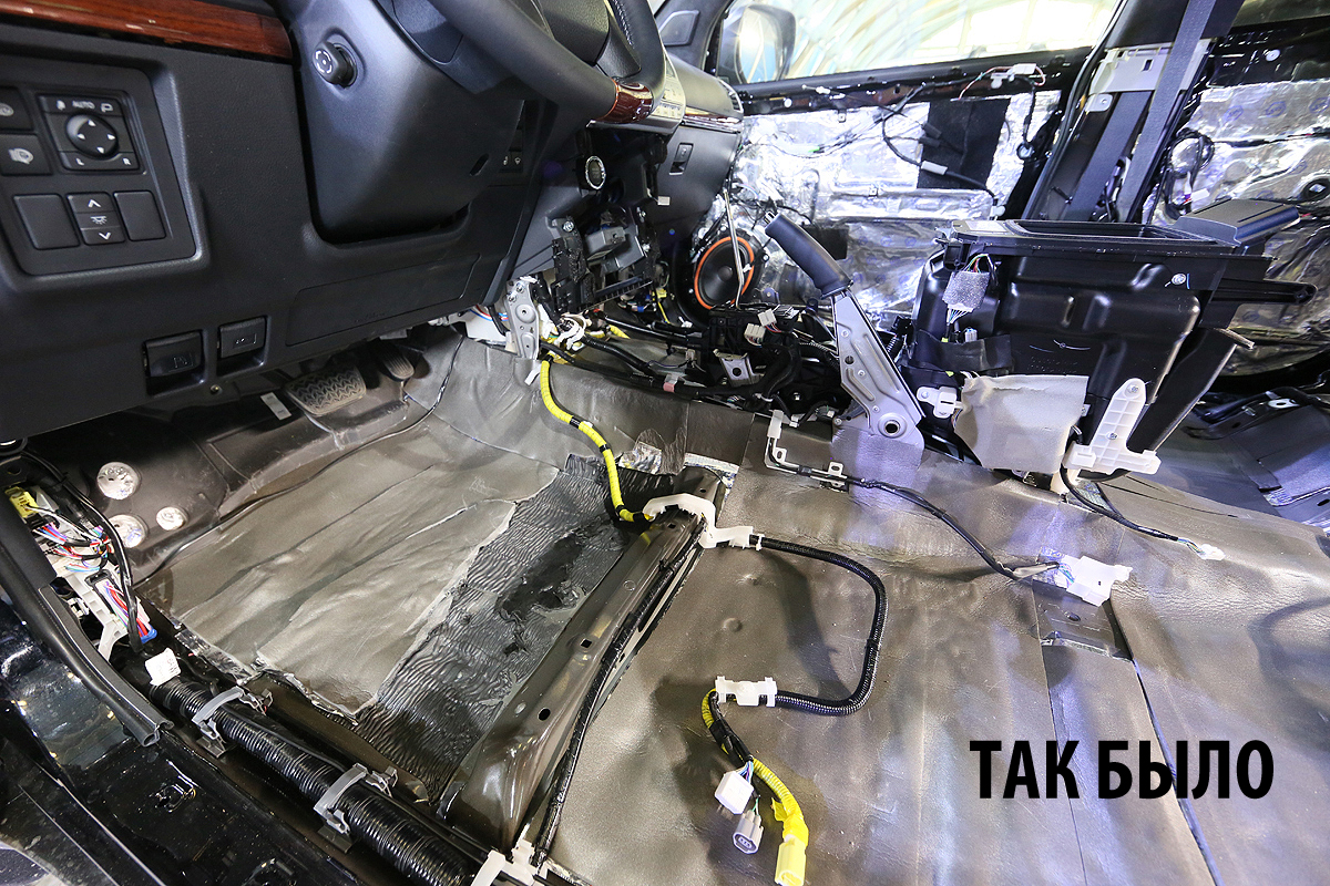 Это абсолютно нерабочая схема шумоизоляции. Более того, использование тонкой виброизоляции может еще и ухудшить эффект, загоняя резонанс металла в самые неприятные для уха частоты.