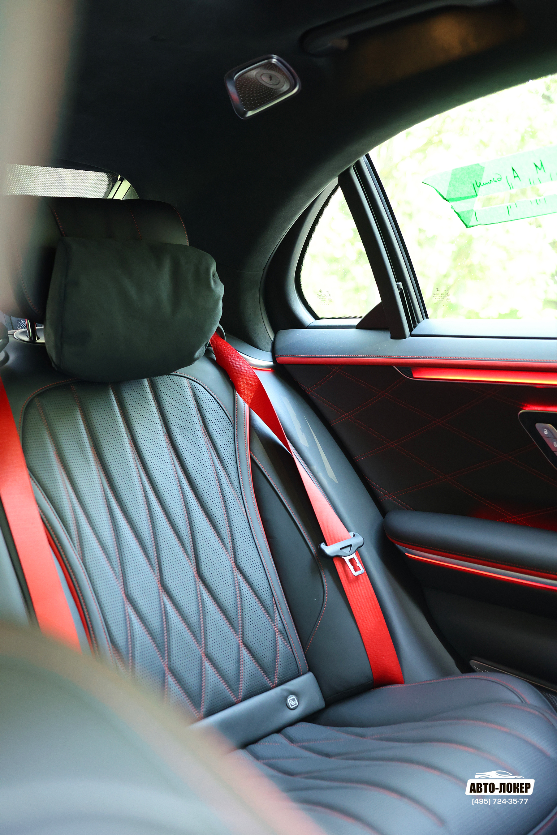 Расширение заводской кожи дверей Mercedes S-klass W223