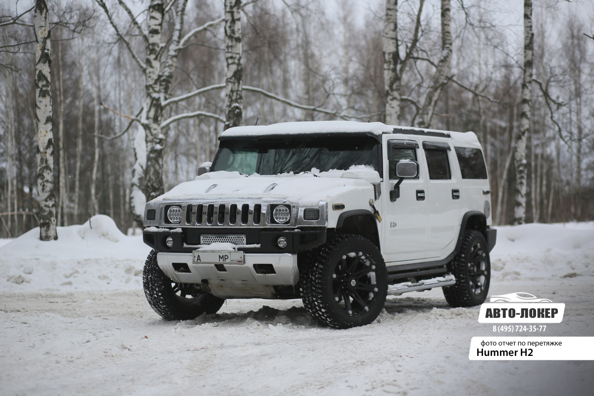 Перетяжка салона и потолка Hummer H2 (Хаммер)