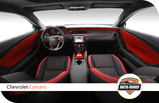 Перетяжка салона и потолка Chevrolet Camaro