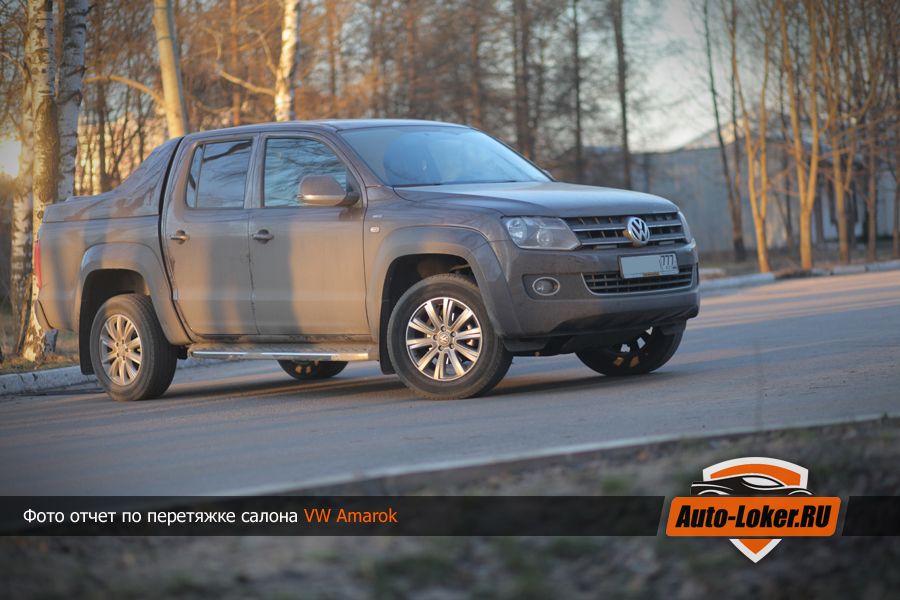 Перетяжка кожей Volkswagen Amarok