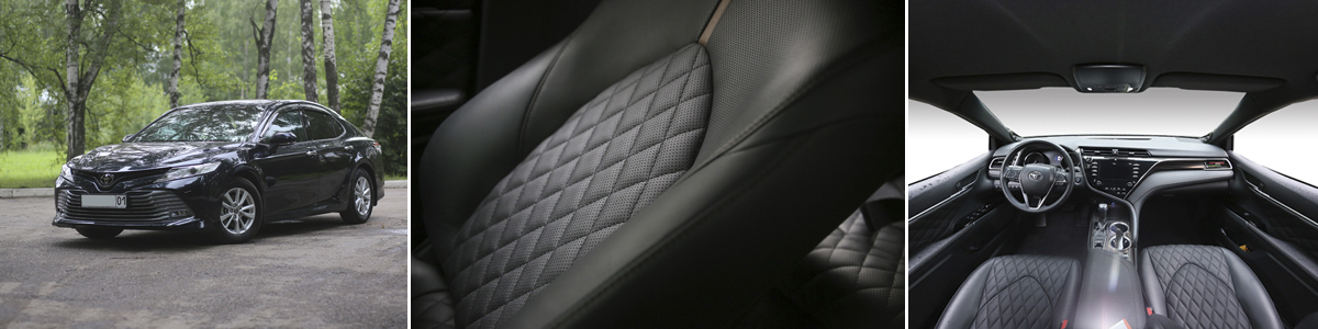 Toyota Camry v70: перетяжка салона и черного потолка Toyota Camry v70: перетяжка салона и черного потолка