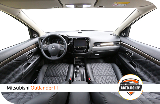Перетяжка салона Mitsubishi Outlander 3