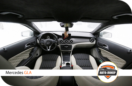 Перетяжка салона кожей Mercedes GLA