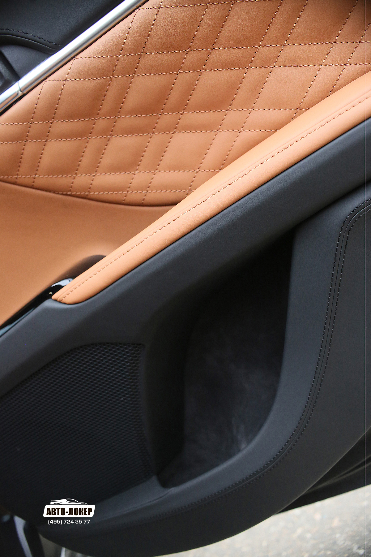 Перетяжка салона кожей Тойота Камри в стиле BMW 7