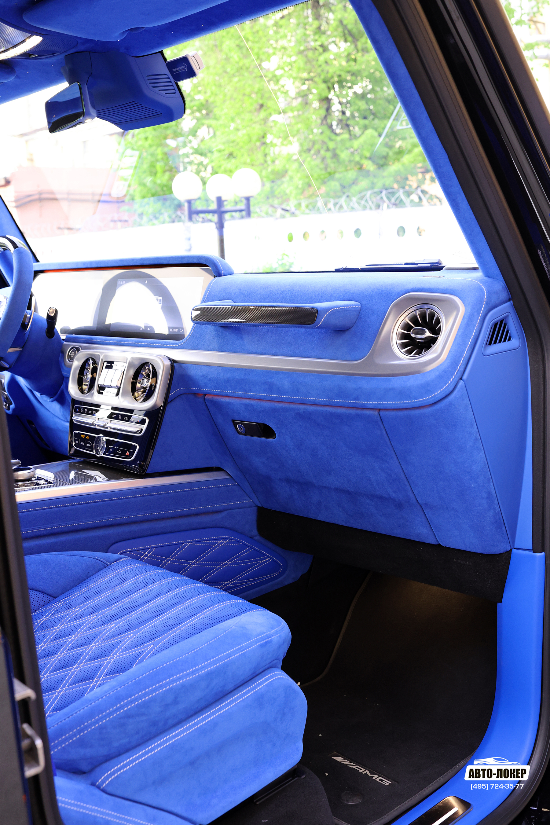 Перетяжка кожей Mercedes Benz Gelandewagen